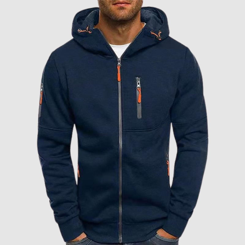Luke | Sweat à capuche confortable avec fermeture éclair