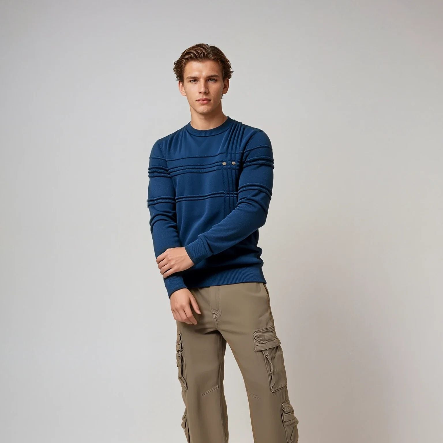 Maël | Chandail à carreaux pour hommes