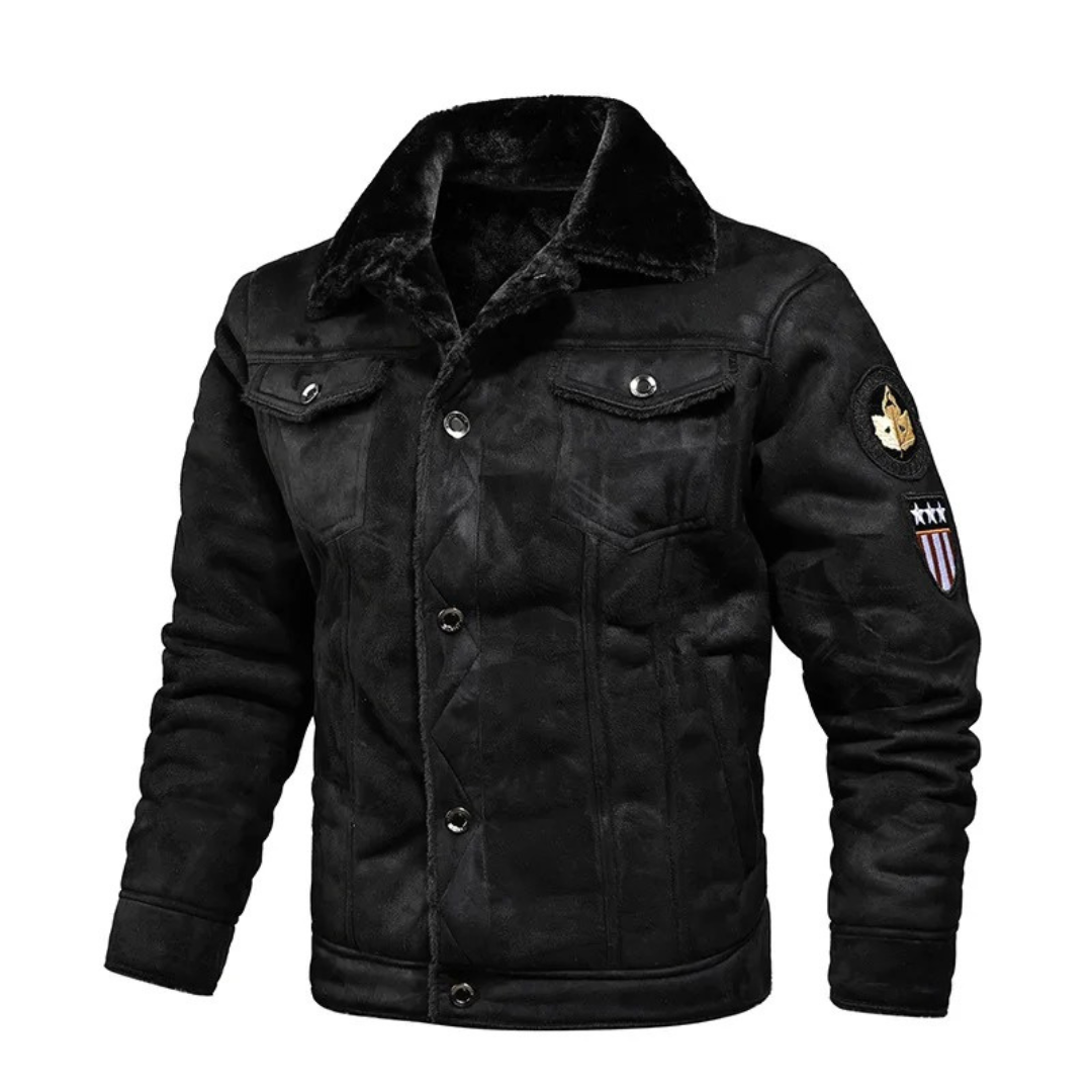 Aksel | Veste en cuir chaud