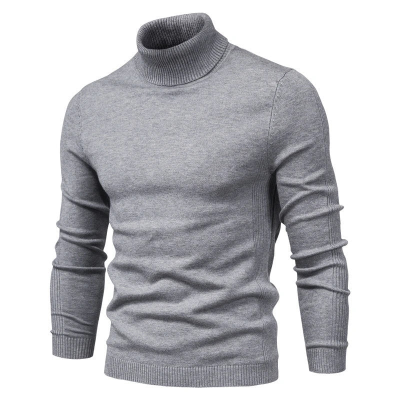 Emil | Pull à col roulé en laine vierge soyeuse