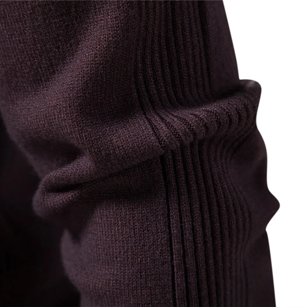 Emil | Pull à col roulé en laine vierge soyeuse